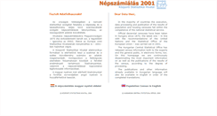 Desktop Screenshot of nepszamlalas2001.hu