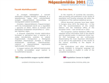 Tablet Screenshot of nepszamlalas2001.hu